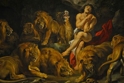 daniel y los leones